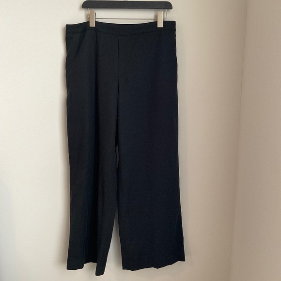 NWT Madewell Black Pull On Straight Pants XL - Picture 4 of 7